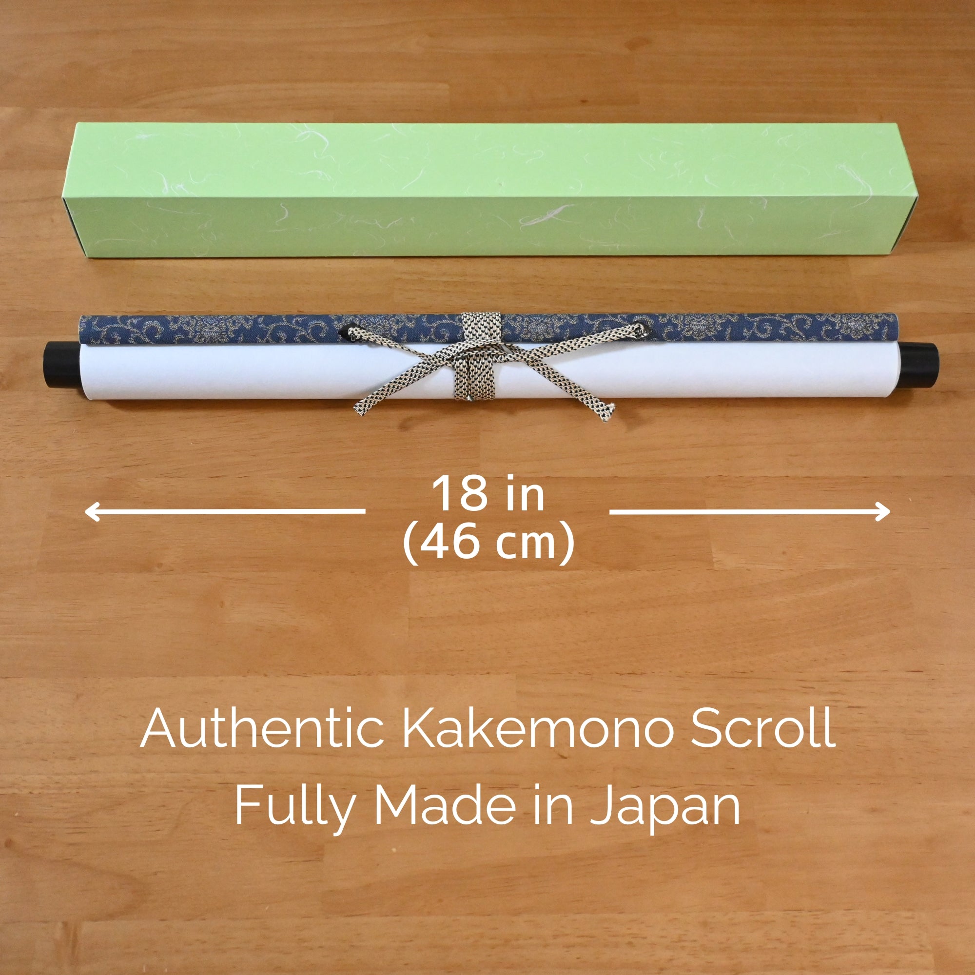 Rotolo da parete Kakemono Drago Giapponese – Drago Blu che Sale