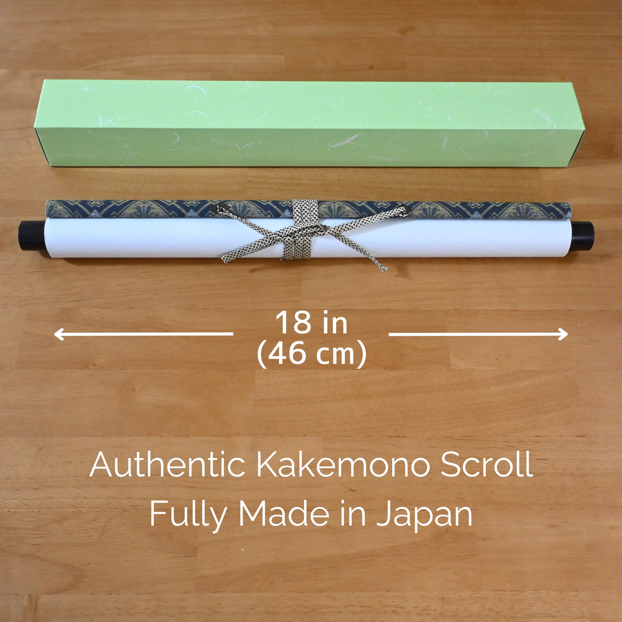 Rotolo da parete Kakemono Samurai giapponese – Samurai in armatura in piedi