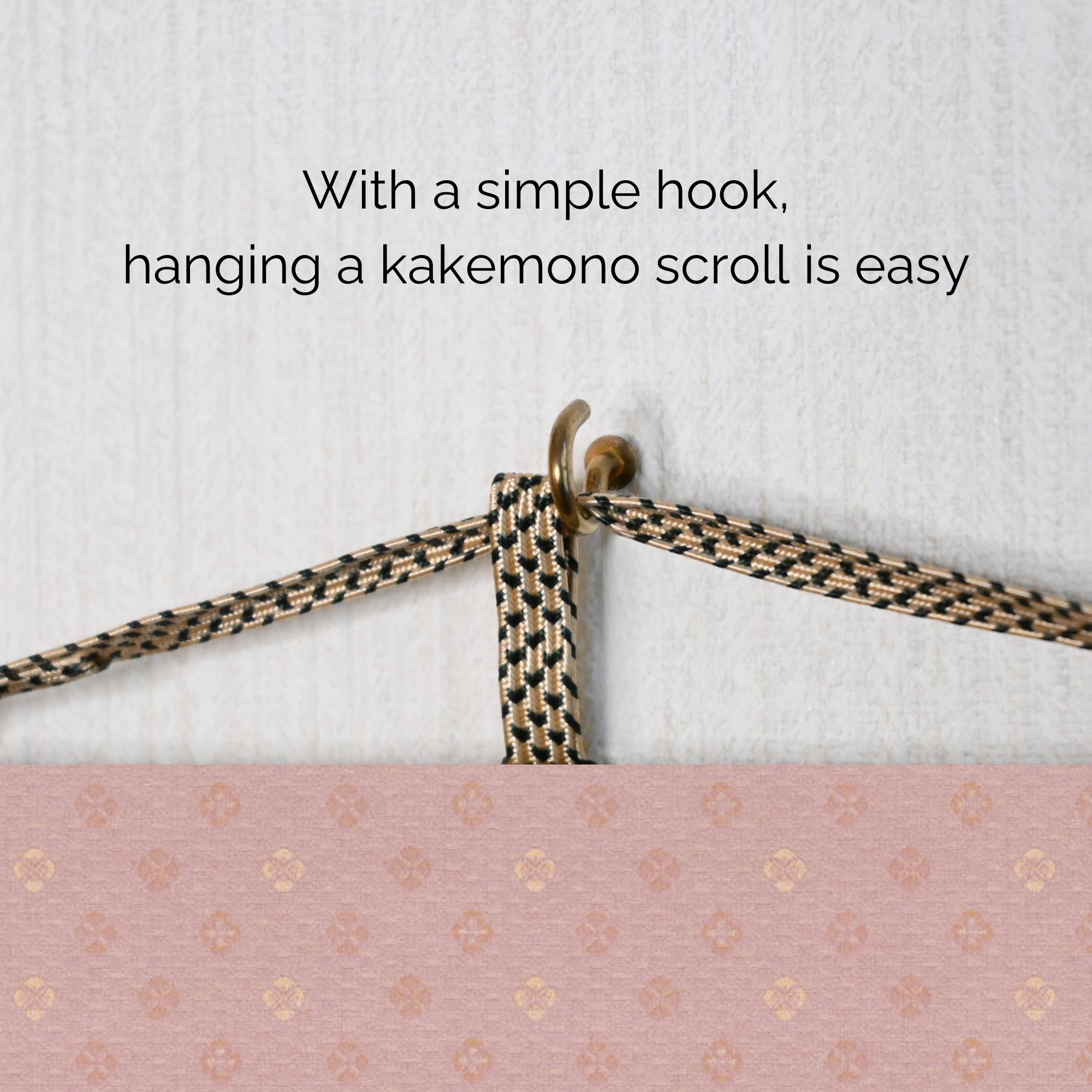 Anime giapponese Sakura Kakemono Wall Scroll – Donne in kimono con pagoda 