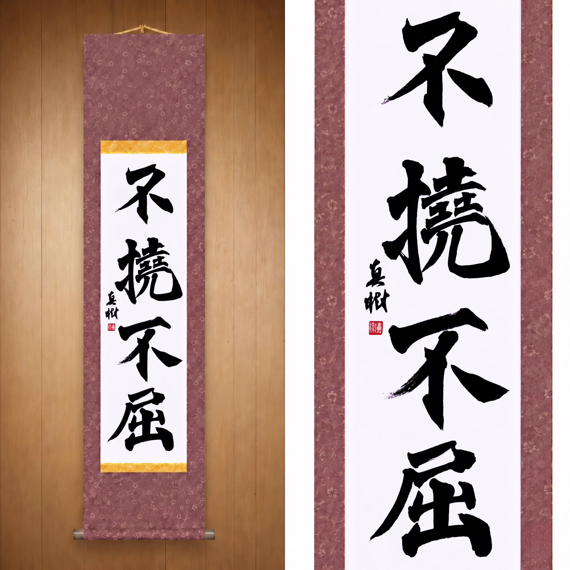 不撓不屈 (Futo Fukutsu) — Spirito indomabile di Maki 