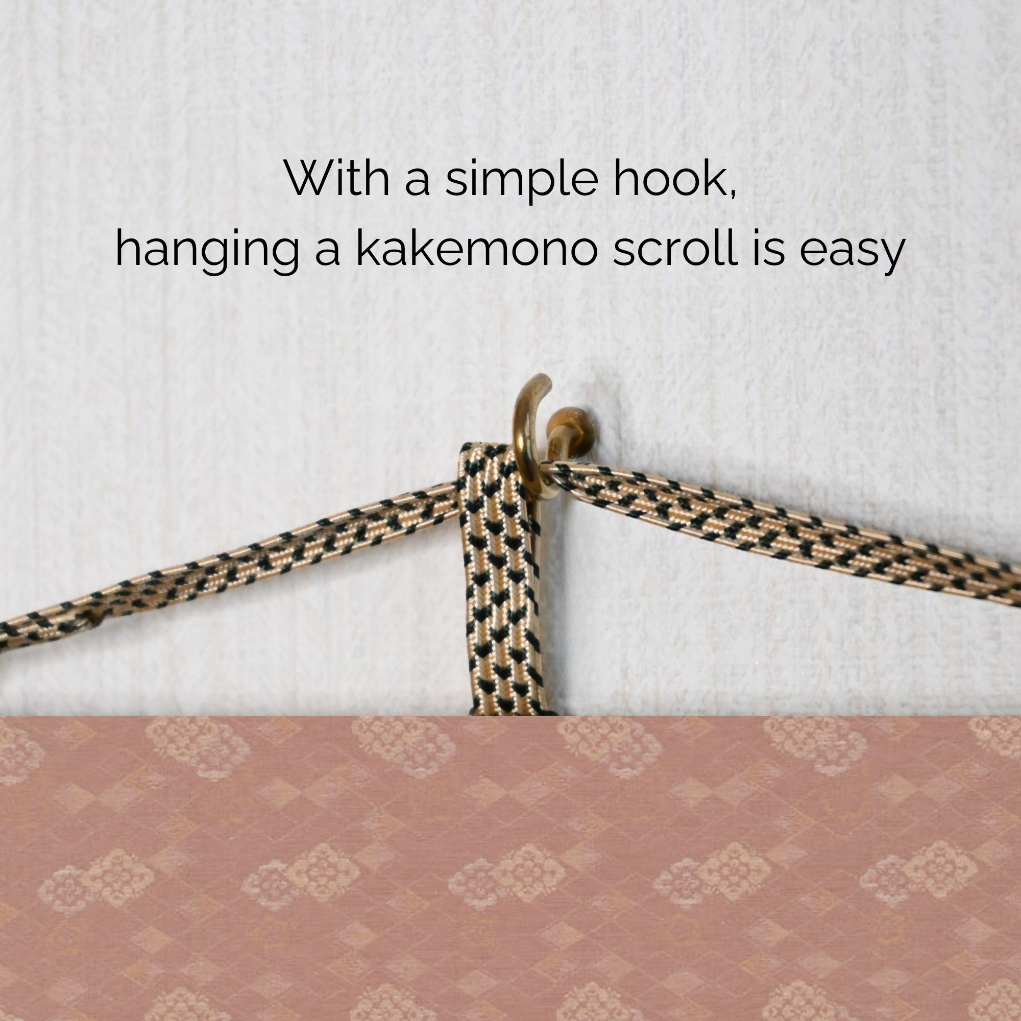 Anime giapponese Sakura Kakemono Wall Scroll – Donna in kimono con il Monte Fuji 